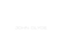 john clyde logo on a black background